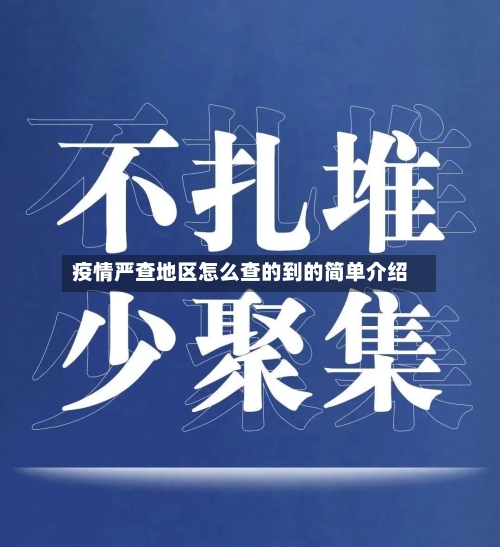 疫情严查地区怎么查的到的简单介绍-第2张图片