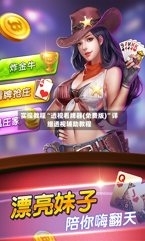 实操教程“透视看牌器(免费版)”详细透视辅助教程