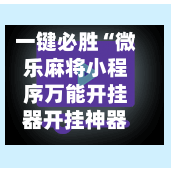 一键必胜“微乐麻将小程序万能开挂器开挂神器下载安装”2026透视开挂-第2张图片