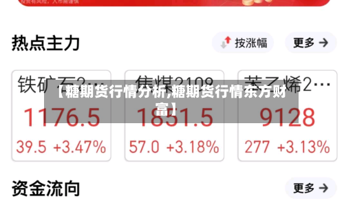 【糖期货行情分析,糖期货行情东方财富】
