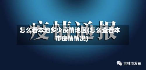 怎么看本地多少疫情地区(怎么查看本市疫情情况)-第3张图片