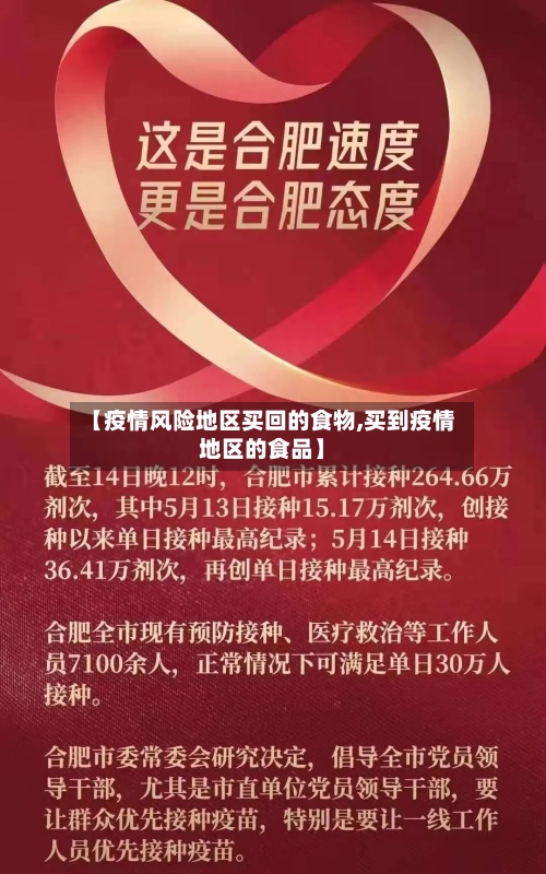 【疫情风险地区买回的食物,买到疫情地区的食品】