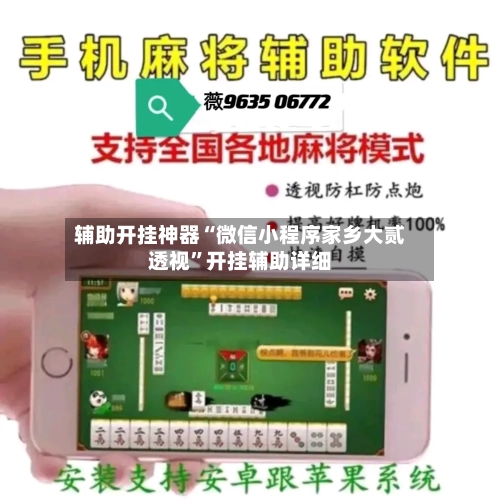 辅助开挂神器“微信小程序家乡大贰透视”开挂辅助详细