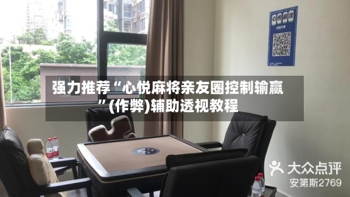 强力推荐“心悦麻将亲友圈控制输赢”(作弊)辅助透视教程-第2张图片