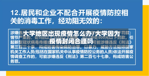 大学地区出现疫情怎么办/大学因为疫情封闭合理吗-第2张图片