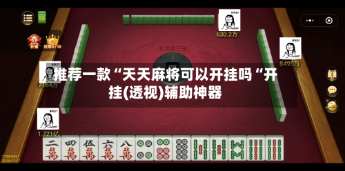 推荐一款“天天麻将可以开挂吗“开挂(透视)辅助神器-第2张图片