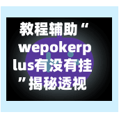 教程辅助“wepokerplus有没有挂	”揭秘透视辅助万能挂用法-第2张图片