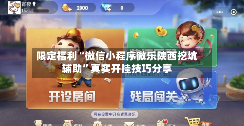 限定福利“微信小程序微乐陕西挖坑辅助”真实开挂技巧分享-第2张图片