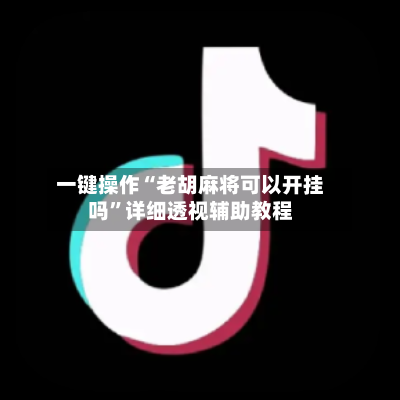 一键操作“老胡麻将可以开挂吗”详细透视辅助教程-第3张图片
