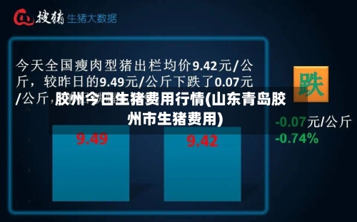 胶州今日生猪费用行情(山东青岛胶州市生猪费用)-第2张图片