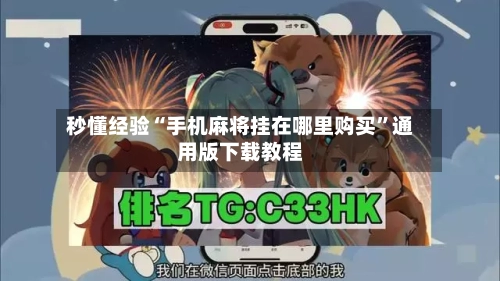 秒懂经验“手机麻将挂在哪里购买”通用版下载教程-第2张图片