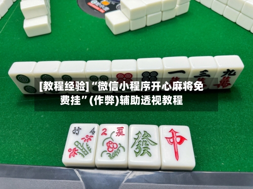 [教程经验]“微信小程序开心麻将免费挂”(作弊)辅助透视教程-第3张图片