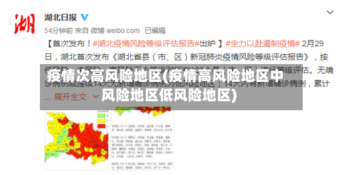 疫情次高风险地区(疫情高风险地区中风险地区低风险地区)