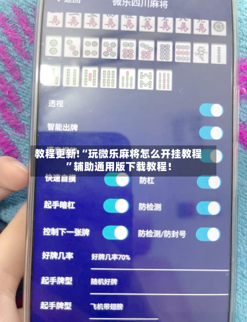 教程更新!“玩微乐麻将怎么开挂教程”辅助通用版下载教程！-第3张图片