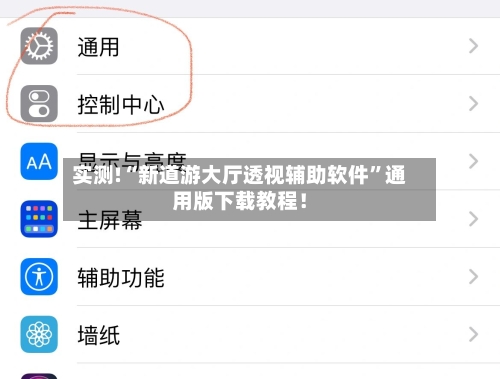 实测!“新道游大厅透视辅助软件”通用版下载教程！-第2张图片