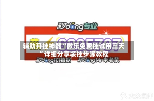 辅助开挂神器“微乐免费挂试用三天	”详细分享装挂步骤教程-第3张图片