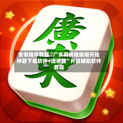 安装程序教程“广东麻将推倒胡开挂神器下载软件+透视挂”开挂辅助软件教程