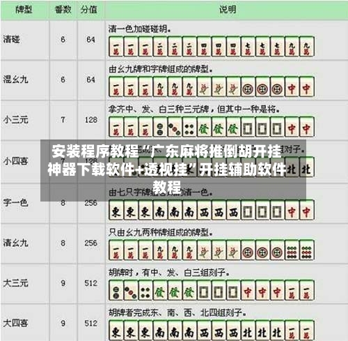 安装程序教程“广东麻将推倒胡开挂神器下载软件+透视挂”开挂辅助软件教程-第3张图片