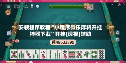 安装程序教程“小程序微乐麻将开挂神器下载”开挂(透视)辅助-第2张图片