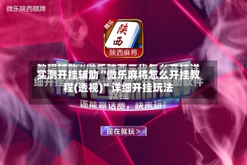 实测开挂辅助“微乐麻将怎么开挂教程(透视)	”详细开挂玩法-第2张图片