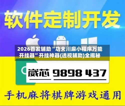 2026首发辅助“功夫川麻小程序万能开挂器”开挂神器{透视辅助}全揭秘