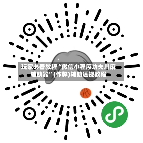 玩家必看教程“微信小程序功夫川麻辅助器”(作弊)辅助透视教程