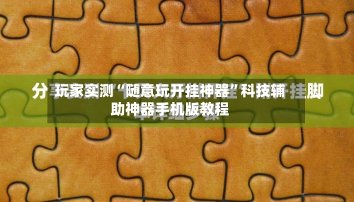 玩家实测“随意玩开挂神器”科技辅助神器手机版教程-第3张图片