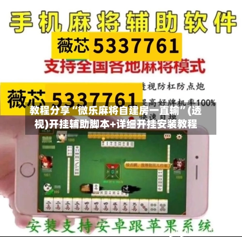 教程分享“微乐麻将自建房一直输”(透视)开挂辅助脚本+详细开挂安装教程