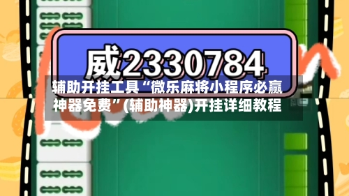 辅助开挂工具“微乐麻将小程序必赢神器免费	”(辅助神器)开挂详细教程-第3张图片