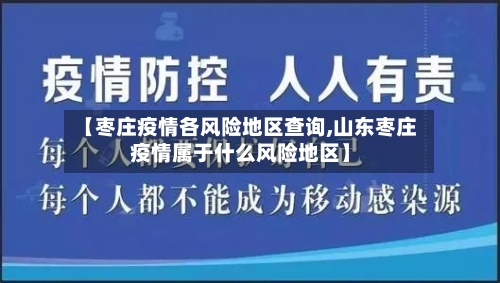 【枣庄疫情各风险地区查询,山东枣庄疫情属于什么风险地区】-第3张图片