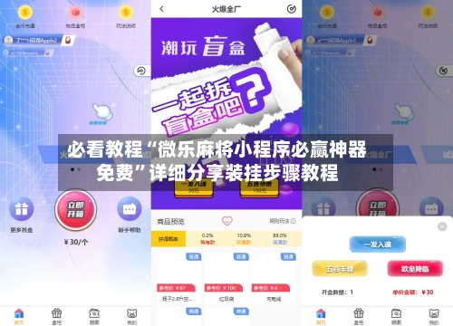 必看教程“微乐麻将小程序必赢神器免费”详细分享装挂步骤教程-第2张图片