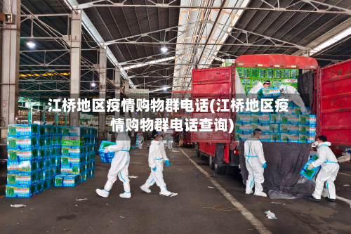 江桥地区疫情购物群电话(江桥地区疫情购物群电话查询)-第2张图片