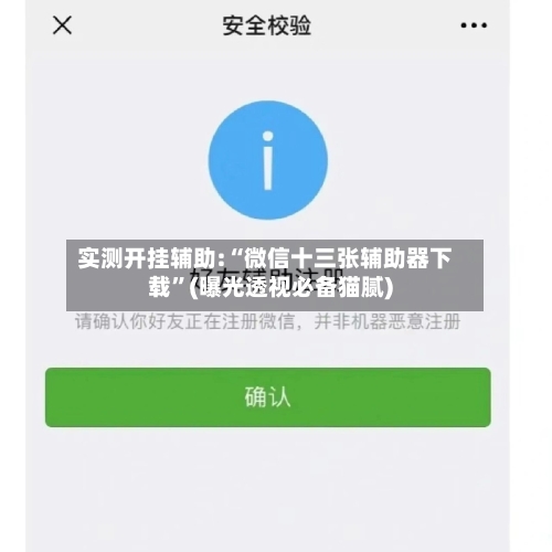 实测开挂辅助:“微信十三张辅助器下载”(曝光透视必备猫腻)