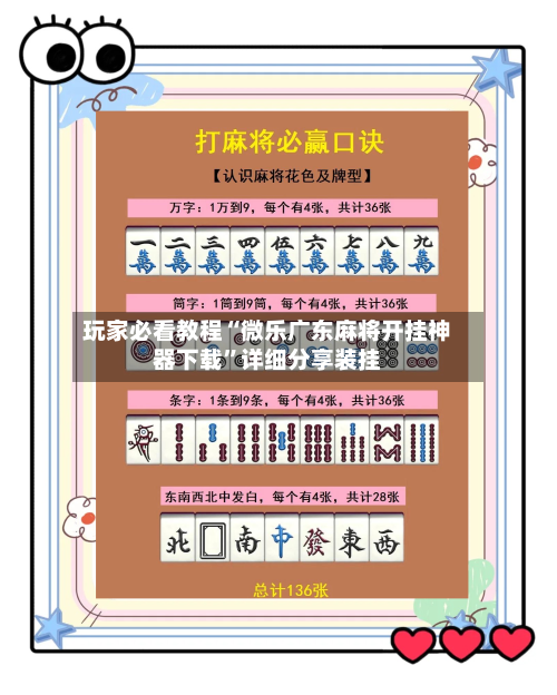 玩家必看教程“微乐广东麻将开挂神器下载”详细分享装挂-第2张图片