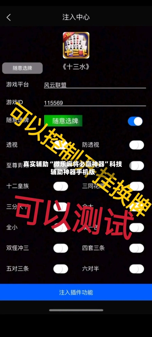 真实辅助“微乐麻将必赢神器”科技辅助神器手机版