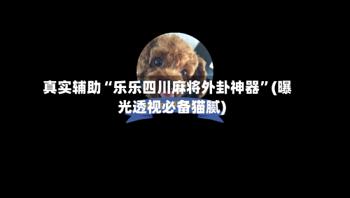 真实辅助“乐乐四川麻将外卦神器”(曝光透视必备猫腻)