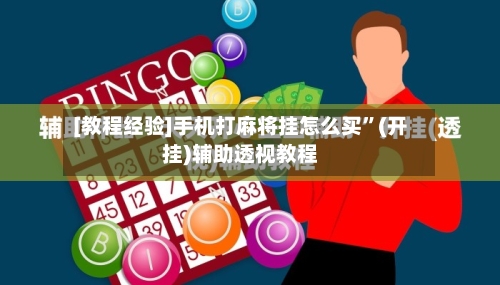[教程经验]手机打麻将挂怎么买”(开挂)辅助透视教程-第2张图片