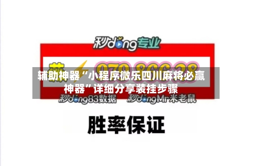 辅助神器“小程序微乐四川麻将必赢神器	”详细分享装挂步骤-第3张图片