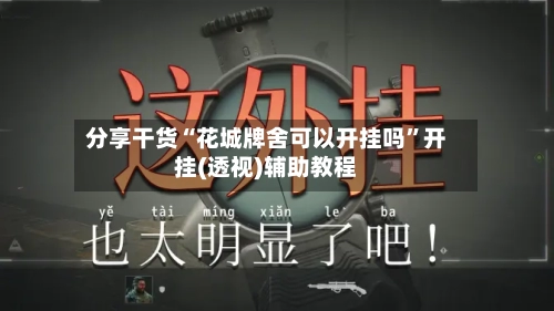 分享干货“花城牌舍可以开挂吗”开挂(透视)辅助教程-第2张图片