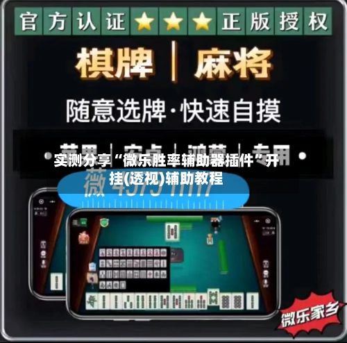 实测分享“微乐胜率辅助器插件”开挂(透视)辅助教程
