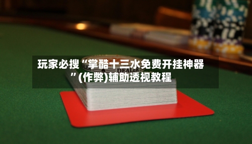 玩家必搜“掌酷十三水免费开挂神器	”(作弊)辅助透视教程-第2张图片