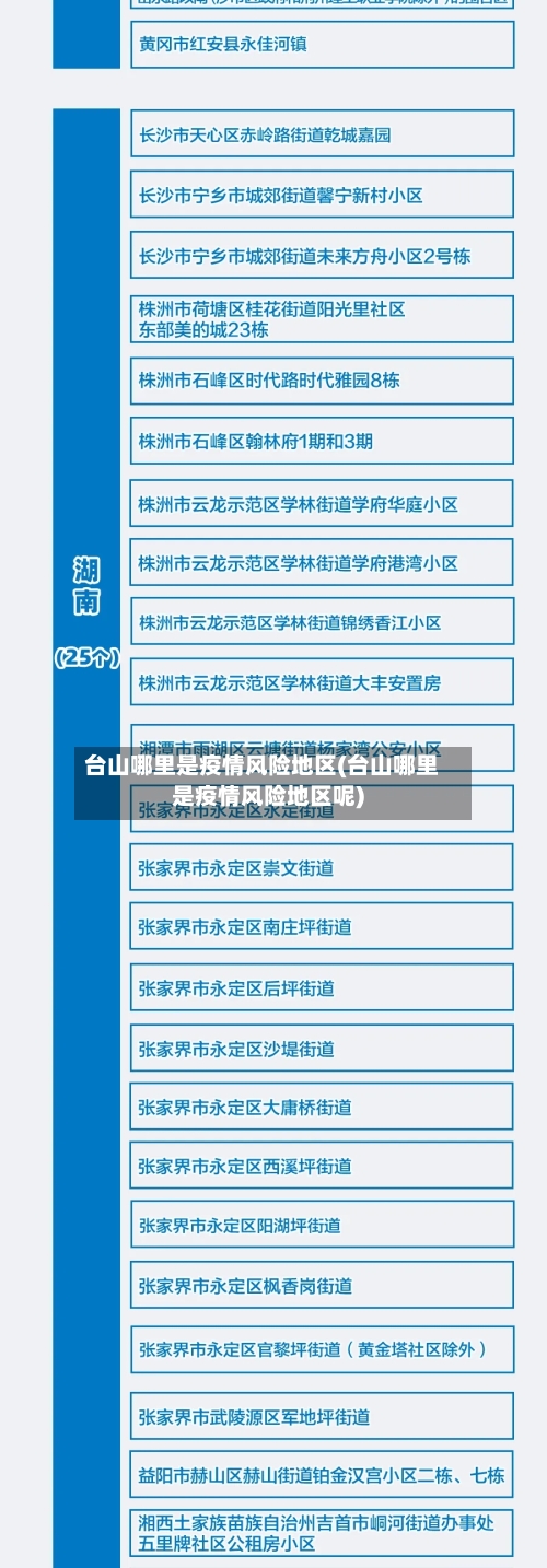 台山哪里是疫情风险地区(台山哪里是疫情风险地区呢)-第3张图片