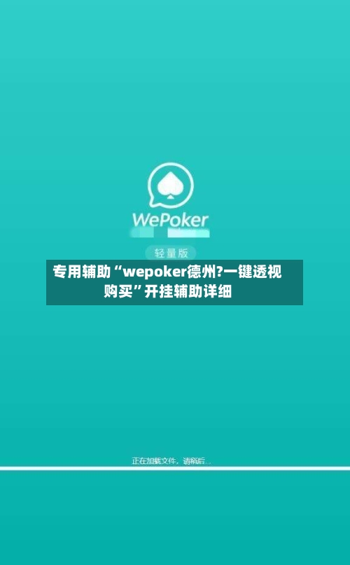 专用辅助“wepoker德州?一键透视购买”开挂辅助详细-第3张图片