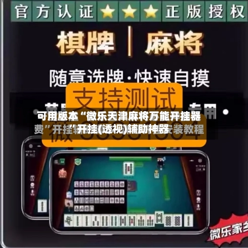可用版本“微乐天津麻将万能开挂器”开挂(透视)辅助神器-第2张图片