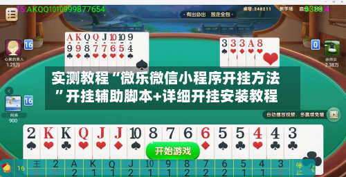 实测教程“微乐微信小程序开挂方法”开挂辅助脚本+详细开挂安装教程
