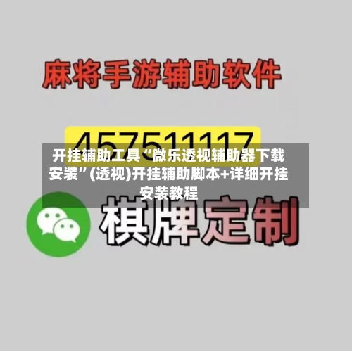 开挂辅助工具“微乐透视辅助器下载安装”(透视)开挂辅助脚本+详细开挂安装教程