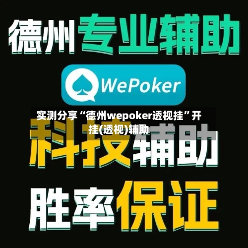 实测分享“德州wepoker透视挂”开挂(透视)辅助-第2张图片