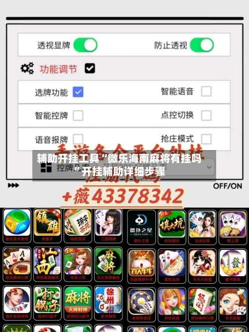 辅助开挂工具“微乐海南麻将有挂吗”开挂辅助详细步骤