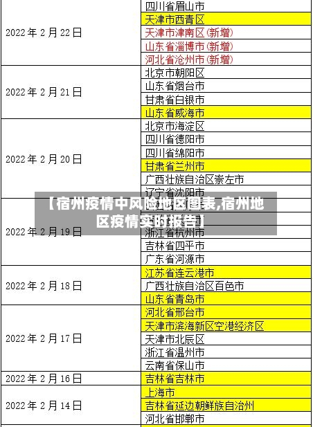 【宿州疫情中风险地区图表,宿州地区疫情实时报告】