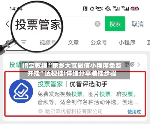 指定教程“家乡大贰微信小程序免费开挂”透视挂!详细分享装挂步骤